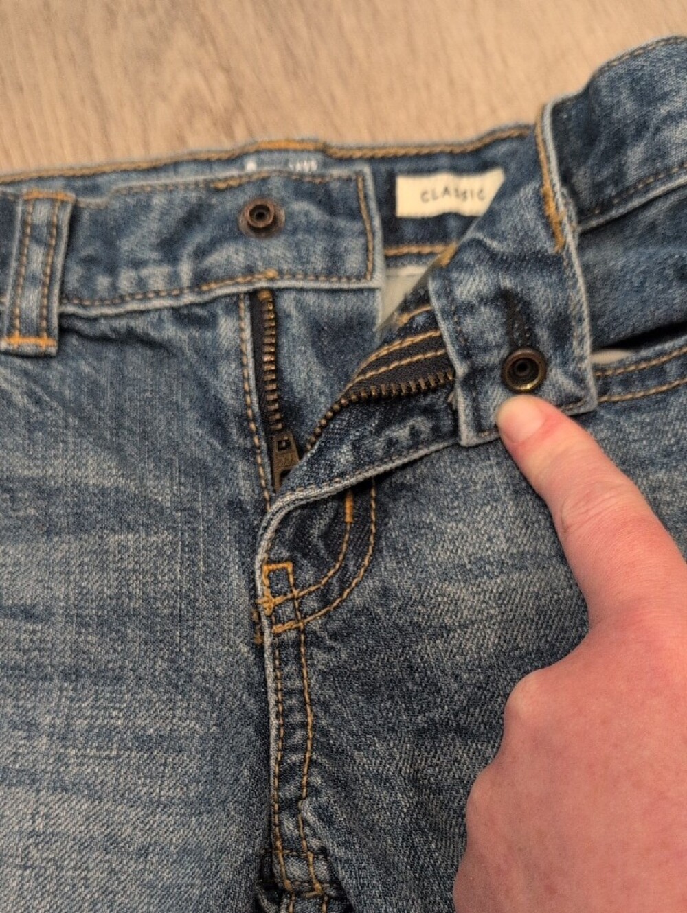 OshKosh B'gosh Kids Blue Denim Jeans - Picture 3 of 6